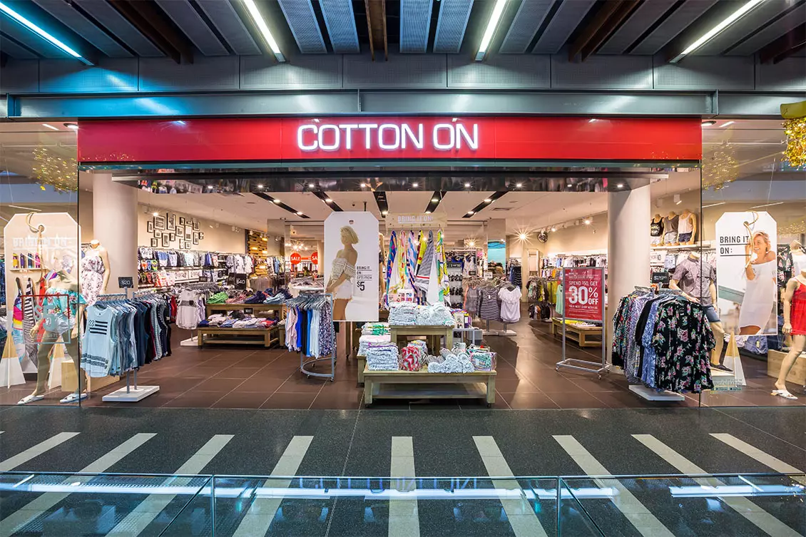 Shop of Cotton On in Melbourne Central Shopping Centre. Melbourne